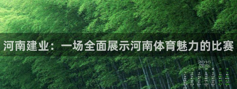 河南建业：一场全面展示河南体育魅力的比赛